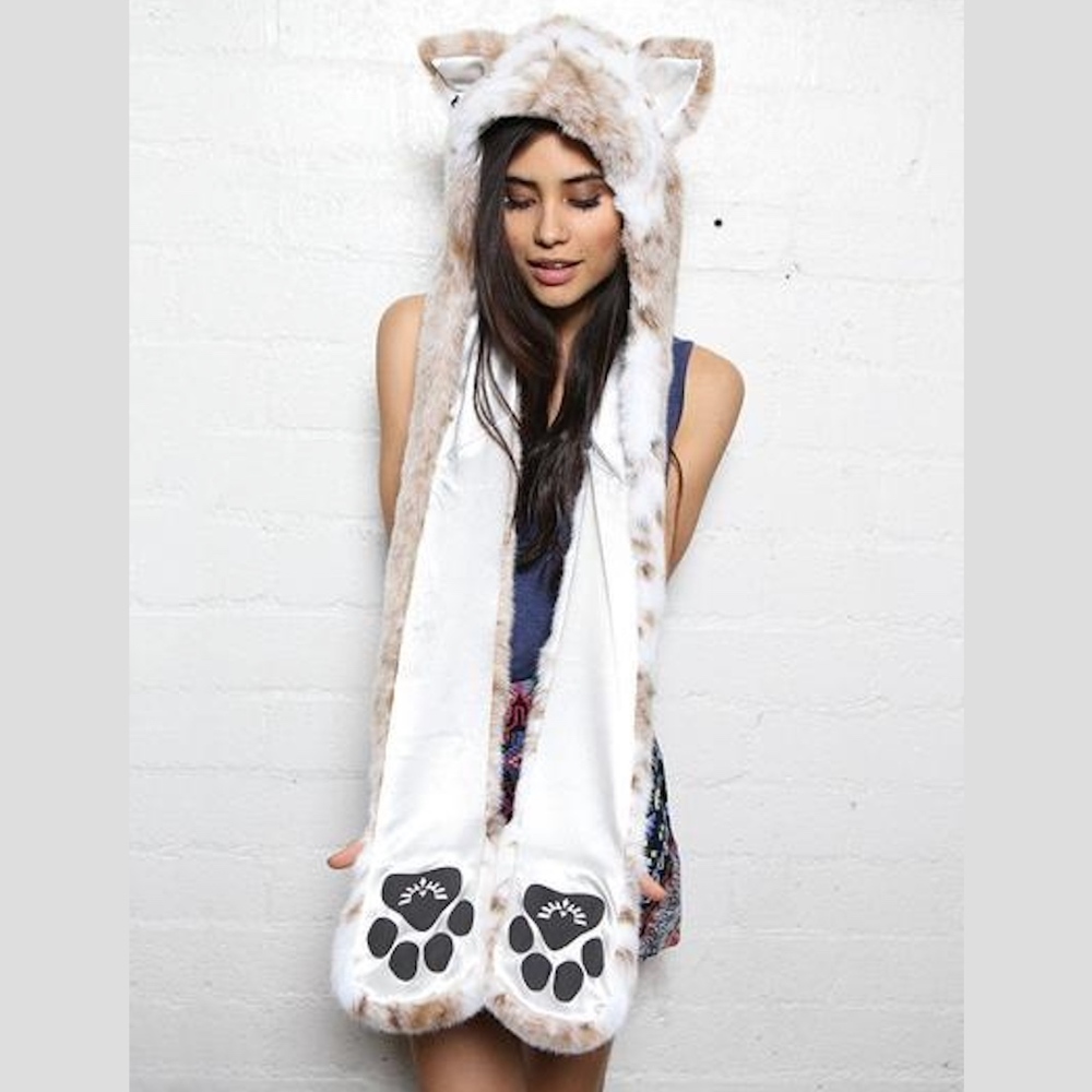 SIBERIAN SNOW LEOPARD SPIRITHOOD (Pre-loved)